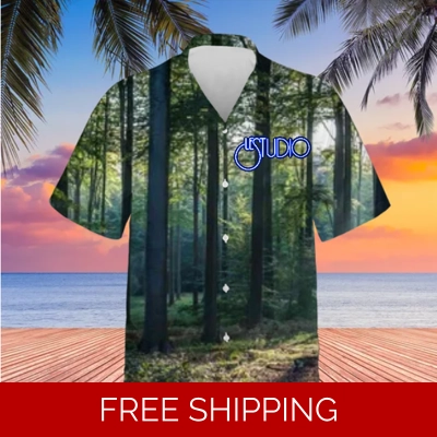 Hawaiian Shirt Unisex Le Studio Forest 3